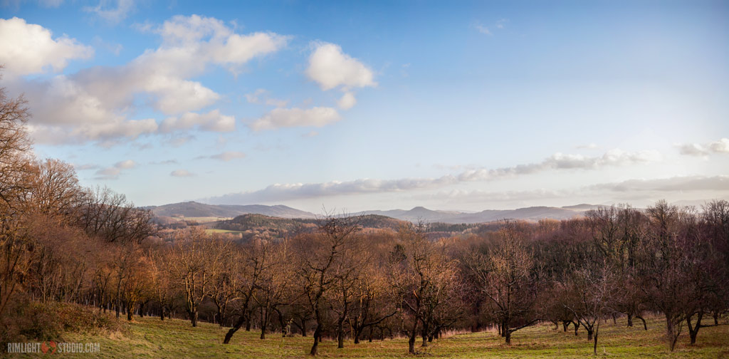 Góry Kaczawskie panorama Góry Kaczawskie panorama