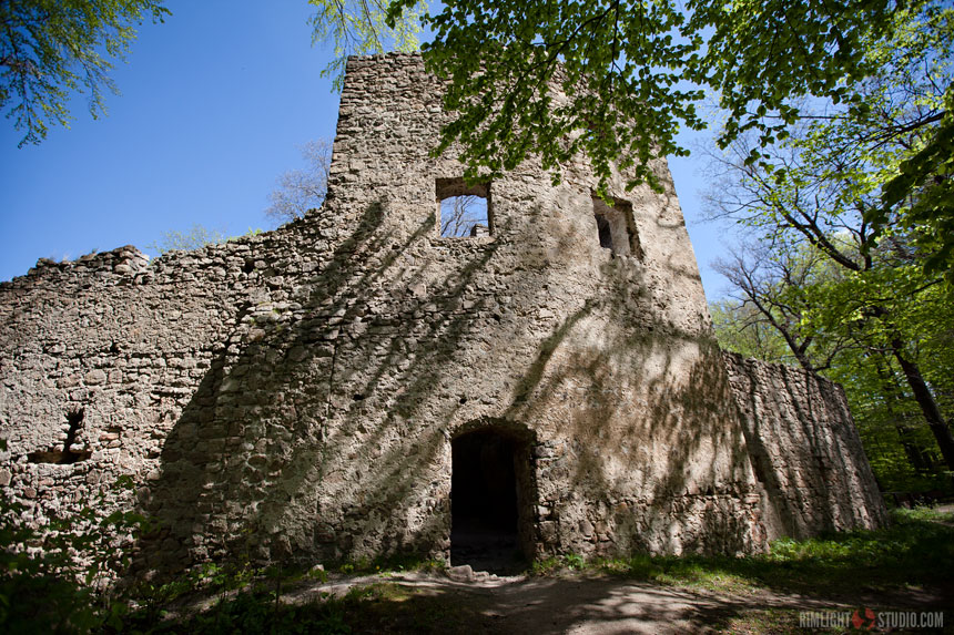 Castle ruins Poland Castle ruins Poland
