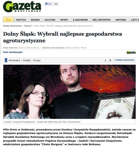 Villa Greta Gazeta Wrocławska Villa Greta