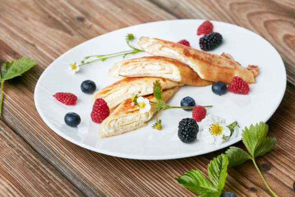Pancakes with quark cheese